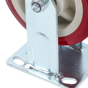 DURAFORCE 4 Pcs 6" × 2" Swivel Caster Wheels Heavy Duty 2 With Side Brake,2 Without Brakes