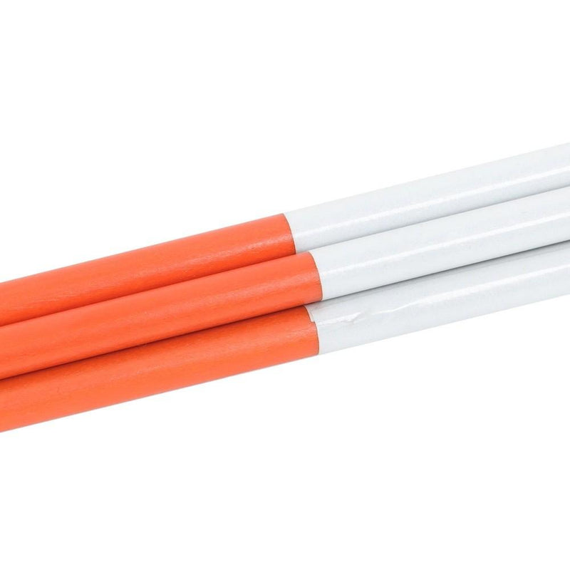DURAFORCE 48In Long 100Pcs Driveway Markers Snow Stakes Reflective Markers Diameter 5/16"