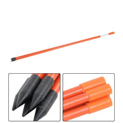 DURAFORCE 48In Long 100Pcs Driveway Markers Snow Stakes Reflective Markers Diameter 5/16"