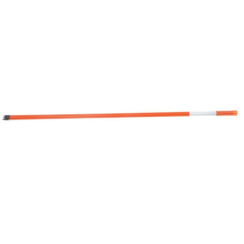 DURAFORCE 48In Long 100Pcs Driveway Markers Snow Stakes Reflective Markers Diameter 5/16"