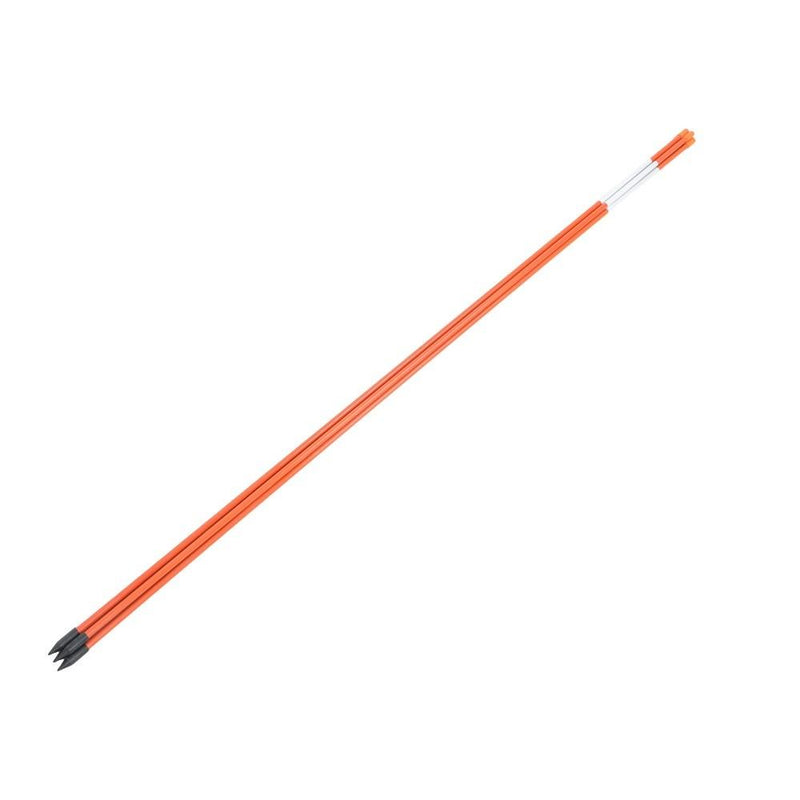 DURAFORCE 48In Long 100Pcs Driveway Markers Snow Stakes Reflective Markers Diameter 5/16"