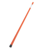 DURAFORCE 48In Long 100Pcs Driveway Markers Snow Stakes Reflective Markers Diameter 5/16"