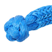 DURAFORCE 1"×30‘ Kinetic Recovery Tow Rope Blue Heavy Duty Energy Rope W/ 2 Shackles