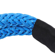 DURAFORCE 1"×30‘ Kinetic Recovery Tow Rope Blue Heavy Duty Energy Rope W/ 2 Shackles