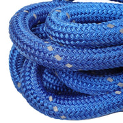 DURAFORCE 1"×30‘ Kinetic Recovery Tow Rope Blue Heavy Duty Energy Rope W/ 2 Shackles
