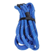 DURAFORCE 1"×30‘ Kinetic Recovery Tow Rope Blue Heavy Duty Energy Rope W/ 2 Shackles