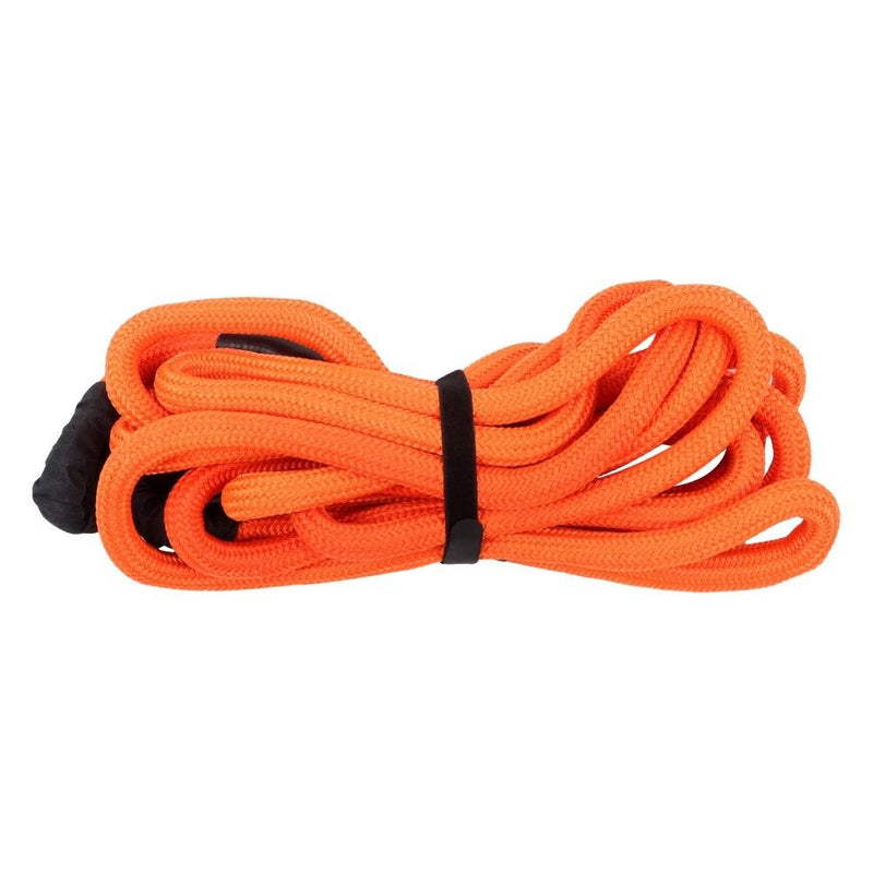 DURAFORCE 1"×30‘ Kinetic Recovery Tow Rope Orange Heavy Duty Energy Rope W/ 2 Shackles