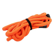 DURAFORCE 1"×30‘ Kinetic Recovery Tow Rope Orange Heavy Duty Energy Rope W/ 2 Shackles
