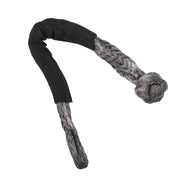 DURAFORCE 1"×30‘ Kinetic Recovery Tow Rope Gray Heavy Duty Energy Rope W/ 2 Shackles