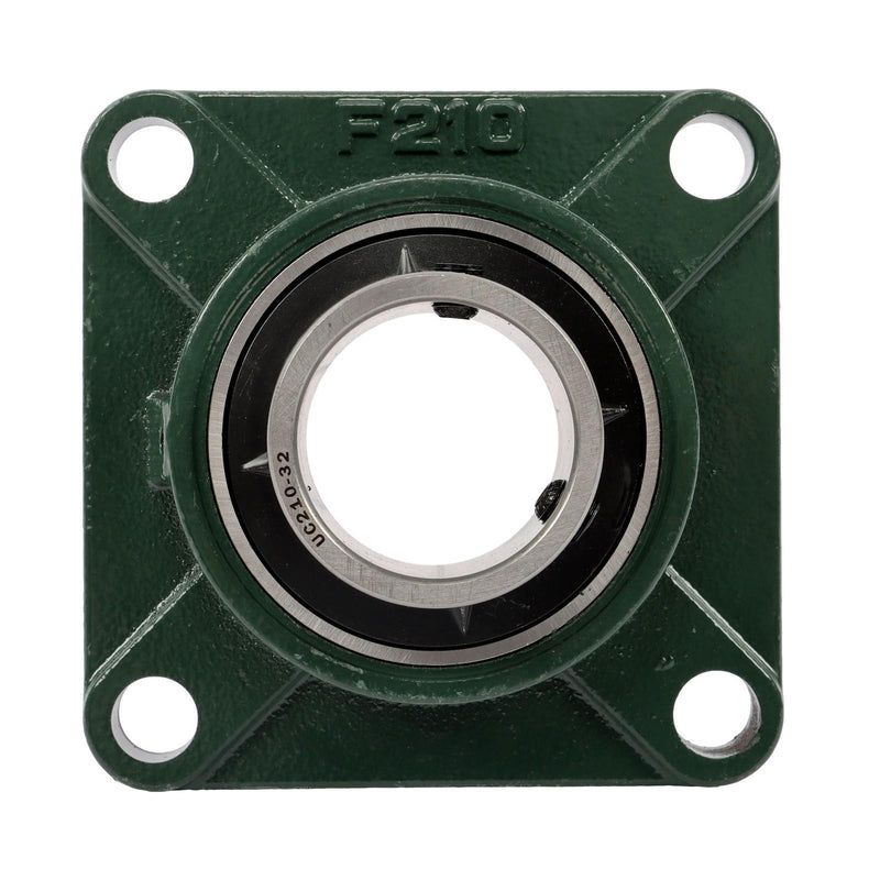 DURAFORCE 6pcs Self-Aligning UCF210-32 Pillow Block Bearing 4-Bolt 2" Bore Solid Base