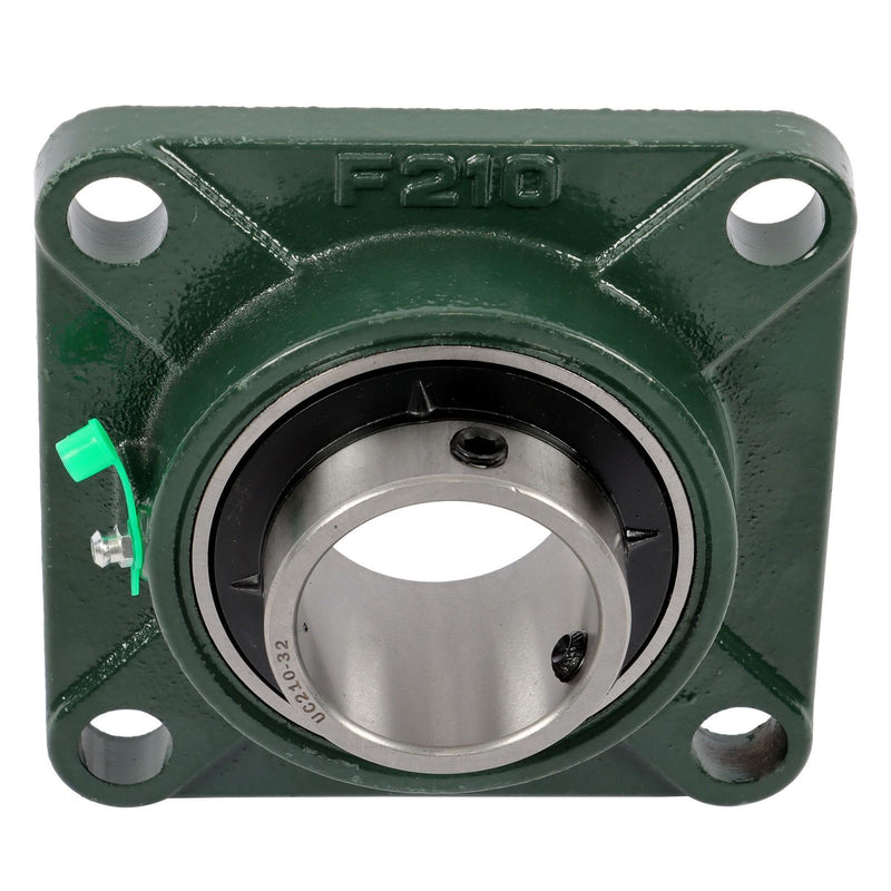 DURAFORCE 6pcs Self-Aligning UCF210-32 Pillow Block Bearing 4-Bolt 2" Bore Solid Base