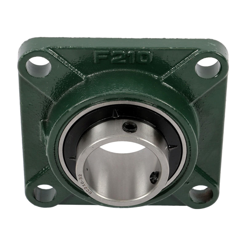 DURAFORCE 6pcs Self-Aligning UCF210-32 Pillow Block Bearing 4-Bolt 2" Bore Solid Base