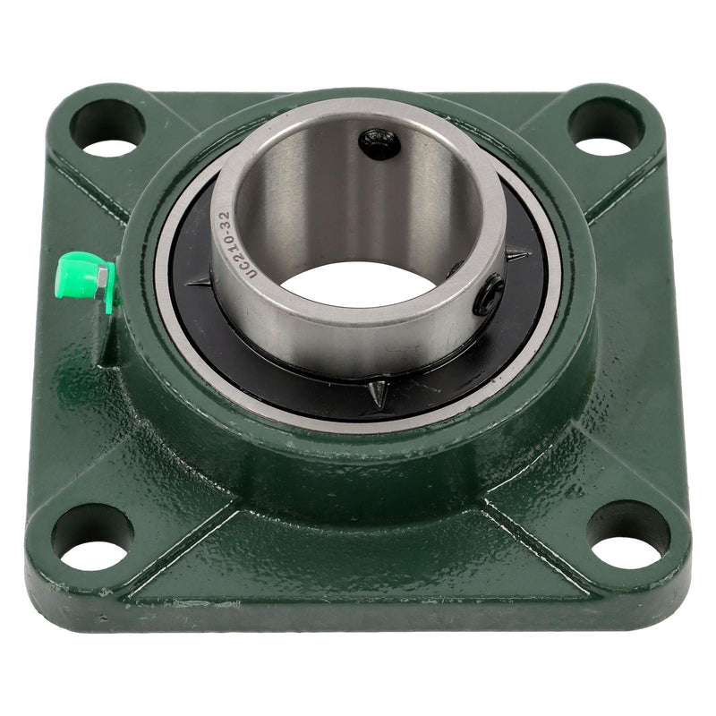 DURAFORCE 6pcs Self-Aligning UCF210-32 Pillow Block Bearing 4-Bolt 2" Bore Solid Base