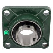 DURAFORCE 6pcs Self-Aligning UCF210-32 Pillow Block Bearing 4-Bolt 2" Bore Solid Base