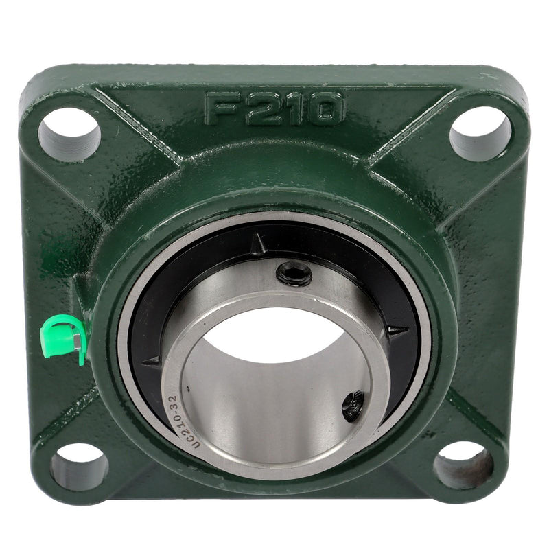 DURAFORCE 6pcs Self-Aligning UCF210-32 Pillow Block Bearing 4-Bolt 2" Bore Solid Base