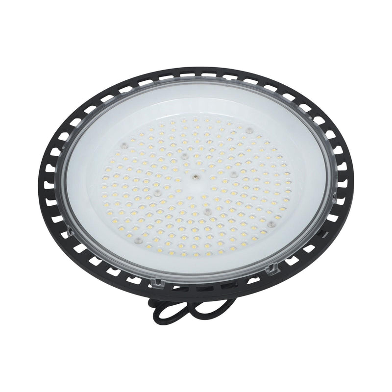 DURAFORCE 4 Pcs UFO LED 150W High Bay Light Lighting Fixture 18000LM With Hook Safety Rope