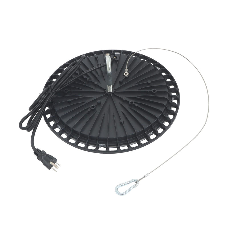 DURAFORCE 4 Pcs UFO LED 150W High Bay Light Lighting Fixture 18000LM With Hook Safety Rope