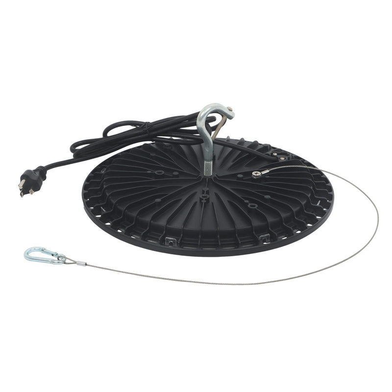 DURAFORCE 4 Pcs UFO LED 150W High Bay Light Lighting Fixture 18000LM With Hook Safety Rope