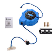 DURAFORCE 12-AWG/3C 45FT SJTOW Retractable Extension Cord Reel Power Cord Reel