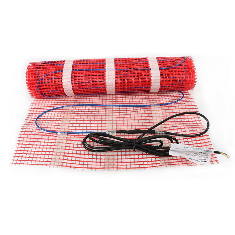 DURAFORCE 10 Sqft Heating Mat Kit Electric Radiant Floor Heating For Under Tile & Laminate