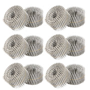 DURAFORCE Siding Nail 2-1/2” × .09”15 Degree 3600Pcs Ring Shank Stainless Steel Wire Coil