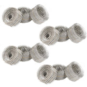 DURAFORCE Siding Nail 2-1/2” × .09”15 Degree 3600Pcs Ring Shank Stainless Steel Wire Coil