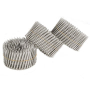 DURAFORCE Siding Nail 2-1/2” × .09”15 Degree 3600Pcs Ring Shank Stainless Steel Wire Coil
