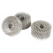 DURAFORCE Siding Nail 2-1/2” × .09”15 Degree 3600Pcs Ring Shank Stainless Steel Wire Coil
