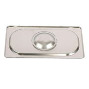 DURAFORCE Commercial Stainless Steel Hotel Pan Set 1/3 Size, 6" Deep with Lids, 6-Pack