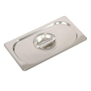 DURAFORCE Commercial Stainless Steel Hotel Pan Set 1/3 Size, 6" Deep with Lids, 6-Pack