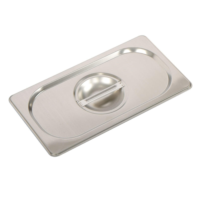DURAFORCE Commercial Stainless Steel Hotel Pan Set 1/3 Size, 6" Deep with Lids, 6-Pack