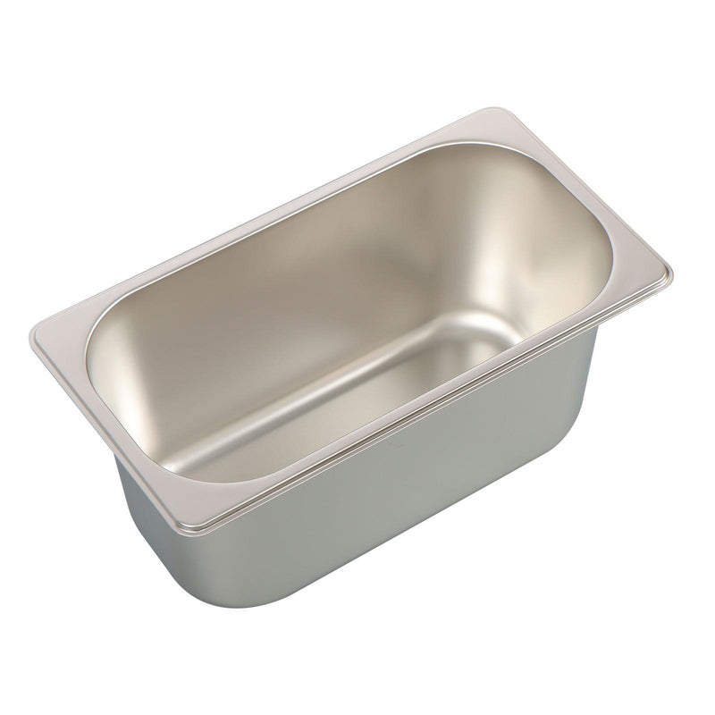 DURAFORCE Commercial Stainless Steel Hotel Pan Set 1/3 Size, 6" Deep with Lids, 6-Pack