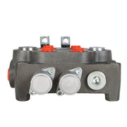 DURAFORCE Hydraulic Control Valve Tractor BSPP 25GPM 2 Spool With Conversion Plug