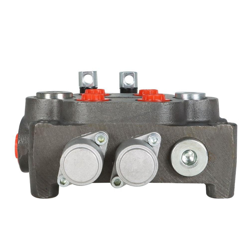 DURAFORCE Hydraulic Control Valve Tractor BSPP 25GPM 2 Spool With Conversion Plug