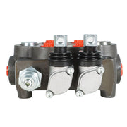 DURAFORCE Hydraulic Control Valve Tractor BSPP 25GPM 2 Spool With Conversion Plug