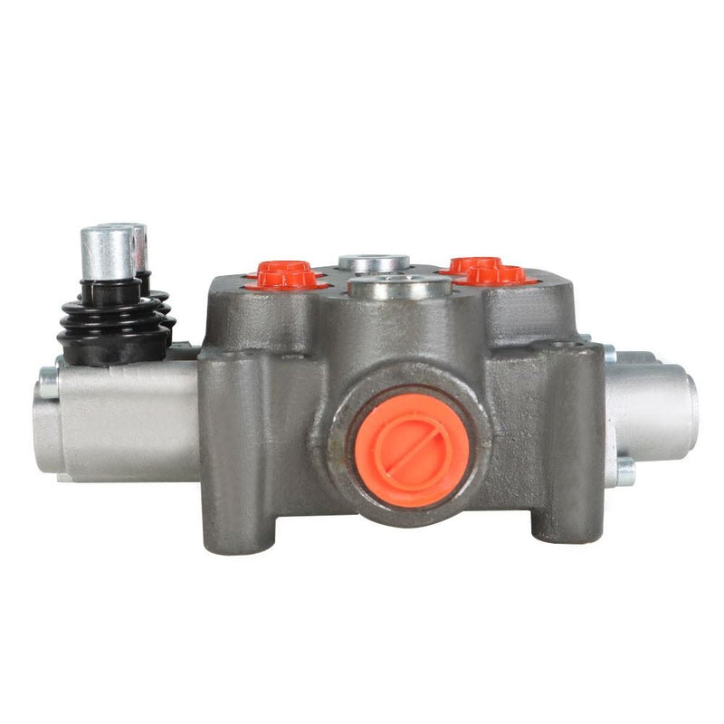 DURAFORCE Hydraulic Control Valve Tractor BSPP 25GPM 2 Spool With Conversion Plug