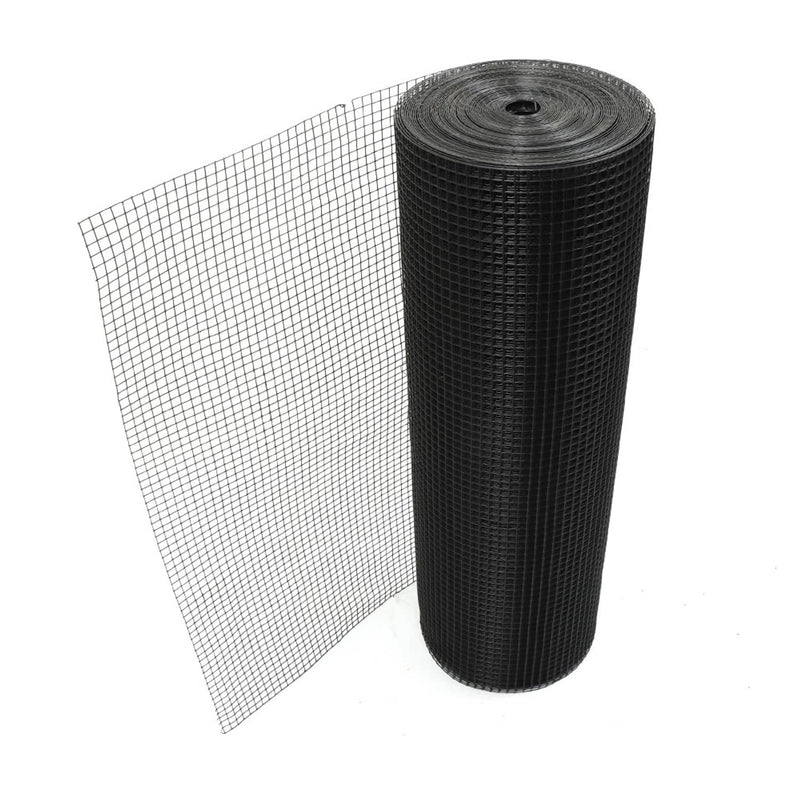 DURAFORCE Chicken Rabbit Mesh 36'' x 100' 1/2 Inch Hardware Cloth Electric Welding Black
