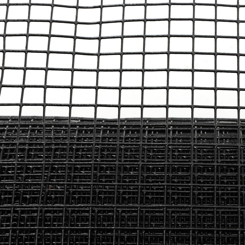 DURAFORCE Chicken Rabbit Mesh 36'' x 100' 1/2 Inch Hardware Cloth Electric Welding Black