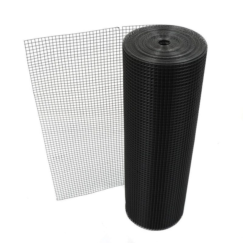 DURAFORCE Chicken Rabbit Mesh 36'' x 100' 1/2 Inch Hardware Cloth Electric Welding Black