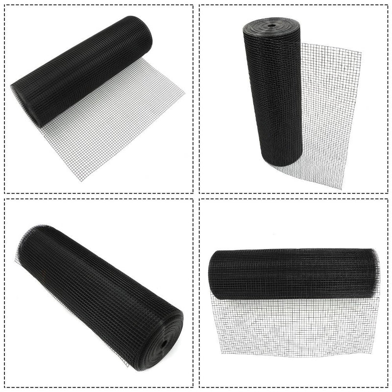 DURAFORCE Chicken Rabbit Mesh 36'' x 100' 1/2 Inch Hardware Cloth Electric Welding Black