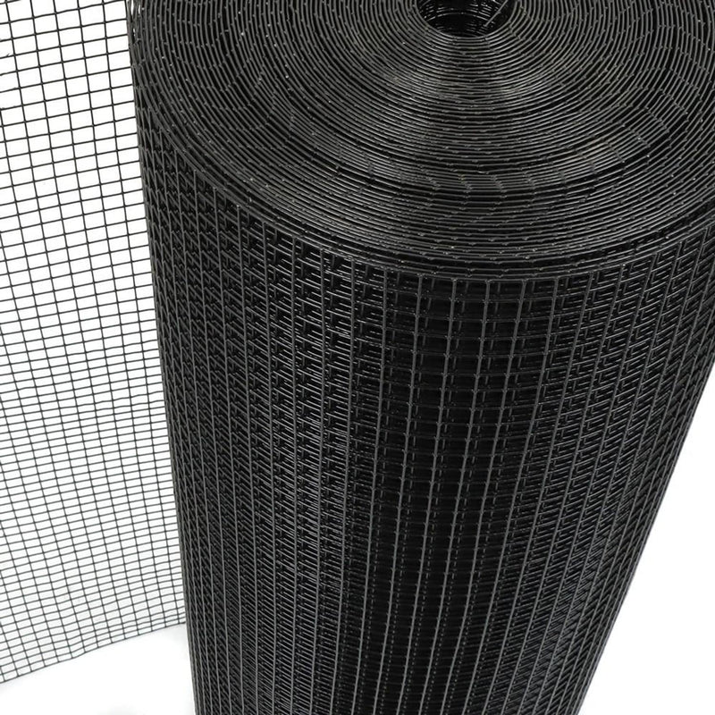 DURAFORCE Chicken Rabbit Mesh 36'' x 100' 1/2 Inch Hardware Cloth Electric Welding Black
