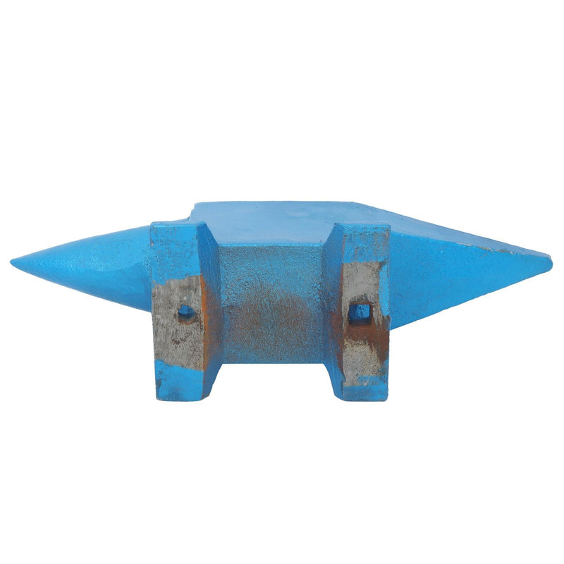 DURAFORCE Double Horn Anvil Steel Anvil Blacksmith 44Lb Heat Treated Long Round Horn