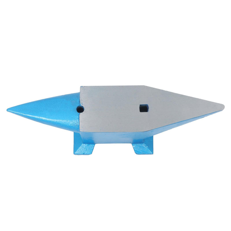 DURAFORCE Double Horn Anvil Steel Anvil Blacksmith 44Lb Heat Treated Long Round Horn