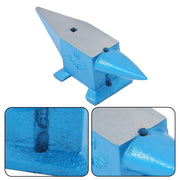 DURAFORCE Double Horn Anvil Steel Anvil Blacksmith 44Lb Heat Treated Long Round Horn