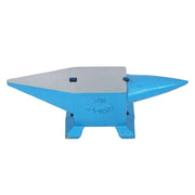 DURAFORCE Double Horn Anvil Steel Anvil Blacksmith 44Lb Heat Treated Long Round Horn