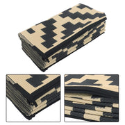 DURAFORCE Waterproof Outdoor Rug 9x12 ft Outdoor Plastic Straw Rug For Camping RV Deck