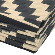 DURAFORCE Waterproof Outdoor Rug 9x12 ft Outdoor Plastic Straw Rug For Camping RV Deck