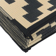 DURAFORCE Waterproof Outdoor Rug 9x12 ft Outdoor Plastic Straw Rug For Camping RV Deck