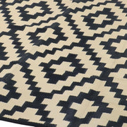 DURAFORCE Waterproof Outdoor Rug 9x12 ft Outdoor Plastic Straw Rug For Camping RV Deck