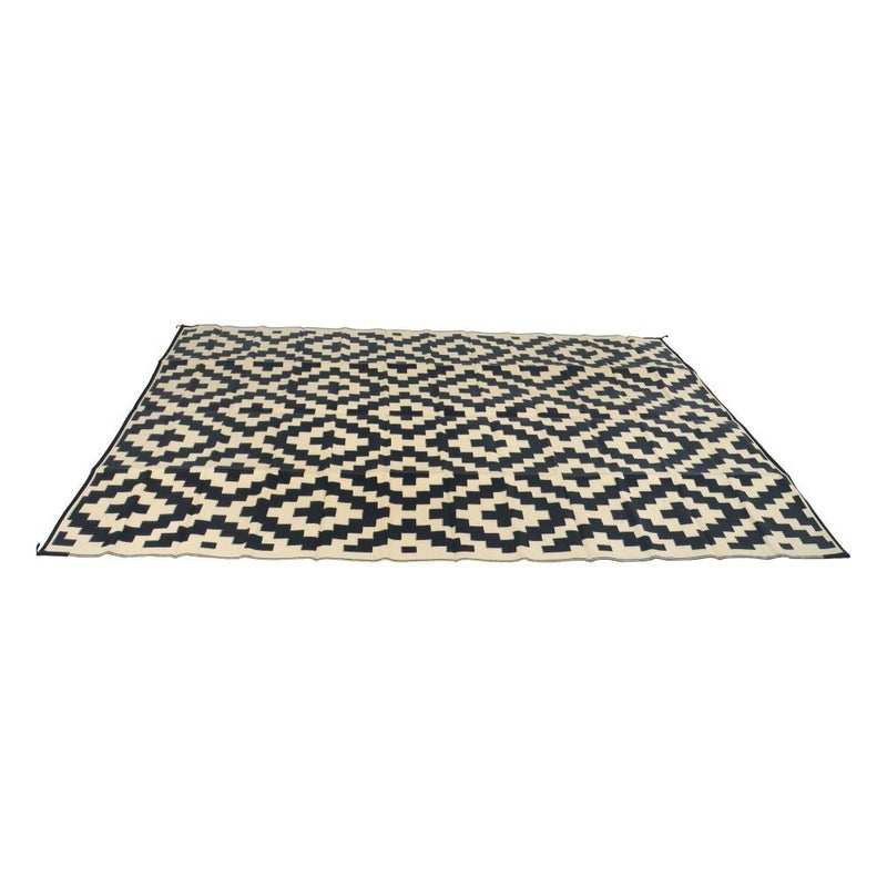 DURAFORCE Waterproof Outdoor Rug 9x12 ft Outdoor Plastic Straw Rug For Camping RV Deck